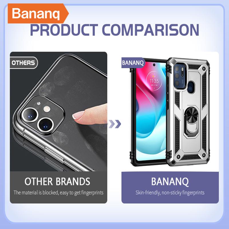 Чехол-подставка Bananq Ring для Motorola G14 G54 G22 G31 G41 G51 G71 G9 Play G Stylus Edge 30 Pro E6s E6i E7 Plus E7i Power E32