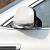 2pcs ABS Chrome Car Rear View Eyebrow Side Mirror Cover Stick Trim Frame Lamp for Renault Koleos 2017 2018 2019 2020 2025 Acc