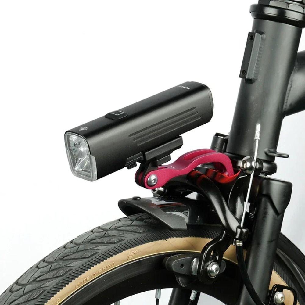 Aluminum Alloy Bicycle Front Light Holder Black Red Camera Stand for GoPro/ Brompton Cycling