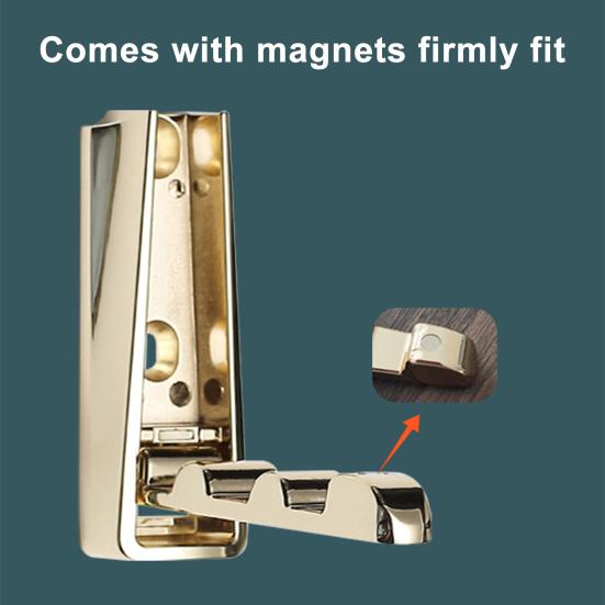 Foldable Wall Hook Strong Load-bearing Sturdy Construction Easy Installation Towel Coat Hanger Multifunctional