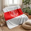 Hull KR Flannel Fleece Blanket Cozy Warm Throw Blanket For Couch Bed Travel All Season Use