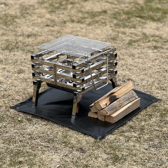 Уличный огнестойкий коврик, термостойкий, огнестойкий, противоскользящий, для террасы, патио, газона, кемпинга, печи, гриля, костра, силиконового коврика, камина, очага, подставки под очаг