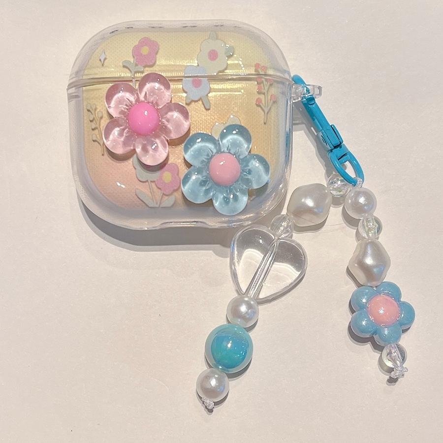 Беспроводные Bluetooth-наушники, красочный градиентный чехол с подвеской для AirPods 4, 3, 2, 1, AirPods Pro 2, защитный чехол для наушников AirPods Pro