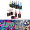 12 цветов жидкий пигмент набор чернил для краски принадлежности для одежды автомобиля ремесла искусства изготовления 348 мл