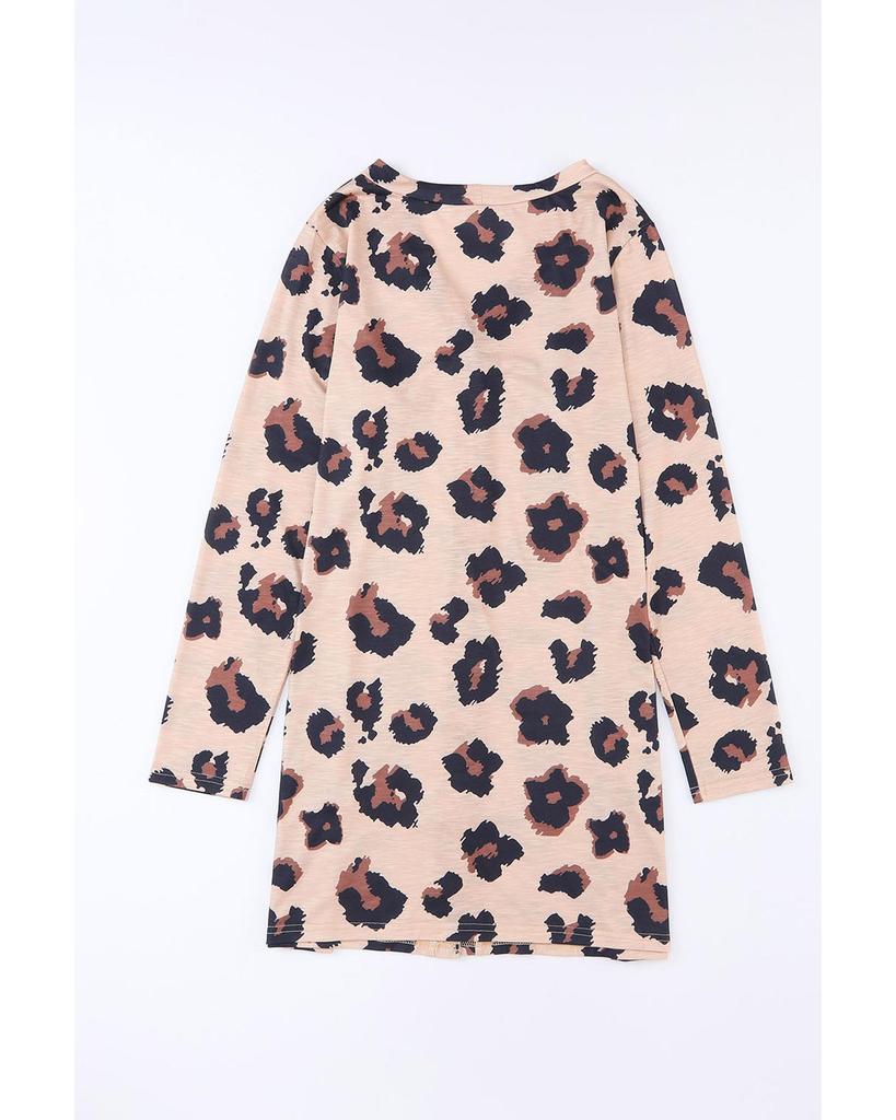 Azura Exchange Printed Open Front Cardigan