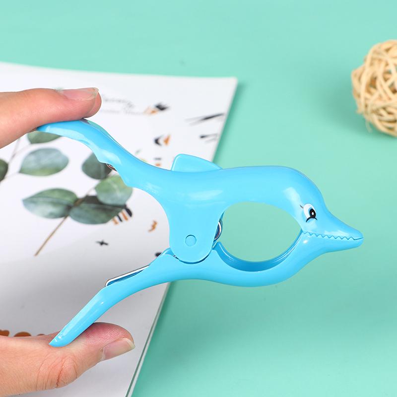 Пластиковые зажимы для пляжных полотенец для шезлонгов, шезлонгов, декоративная прищепка для одежды в виде животных