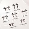 10Pcs Nail Art Jewelry Crow Heart Vintage Jewelry Metal Punk Cross Internet Celebrity Nail Diy Nail Art Diamond Accessories