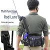 Multifunctional Waterproof Fishing Bag: Waist Pack, Shoulder Backpack, Crossbody, Rod Holder, Tackle Storage