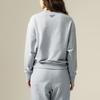 Reebok Круглый вырез свитер с буквенным принтом дышащая толстовка с длинным рукавом женская толстовка светло-серая 24FRM306WGG3