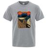 Famous Painting Parody Graphic Tshirt Abstract Monster Gingerbread Unisex Print Unisex Casual Short Sleeve Funny Streetwear Tee