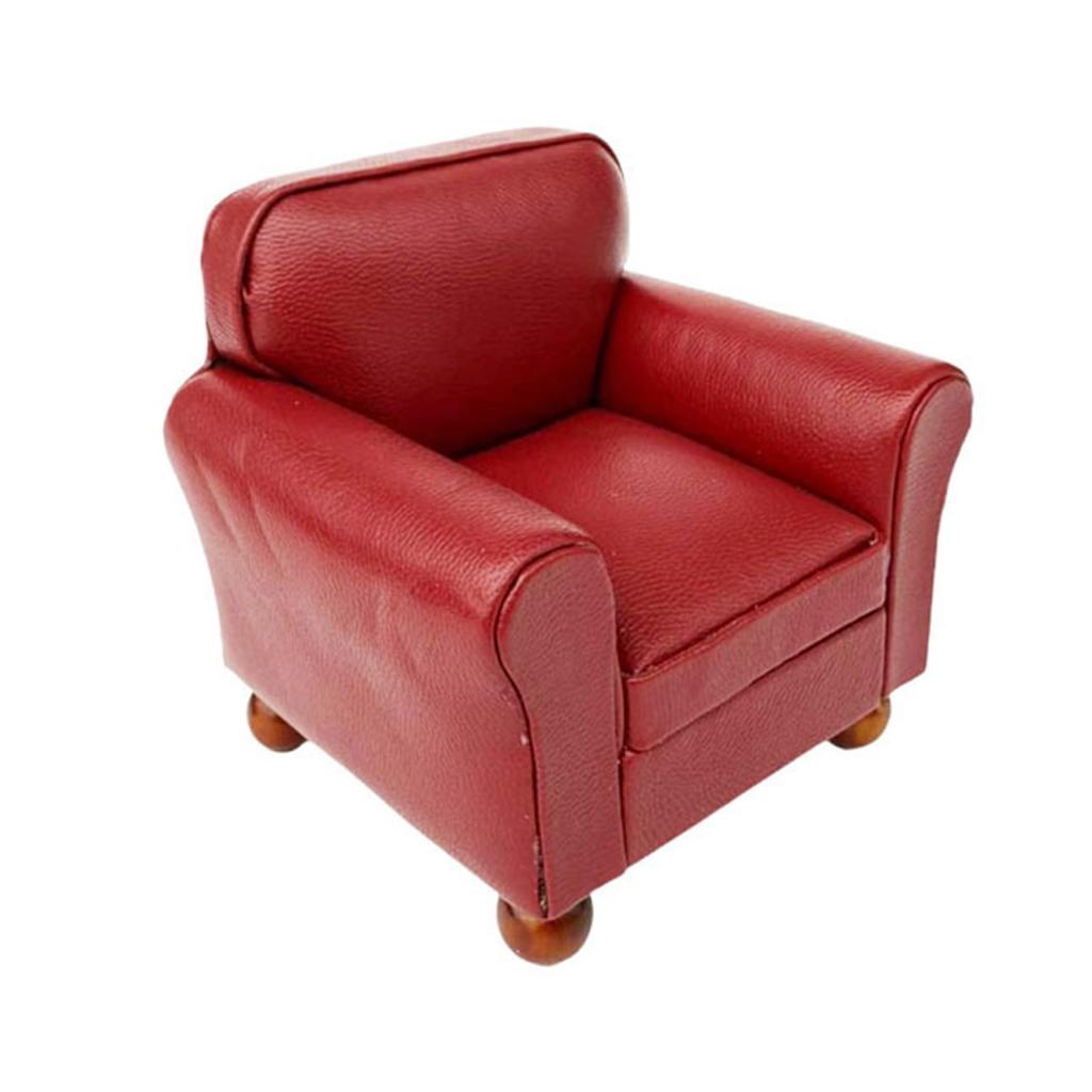 Миниатюрная модель дивана, фигурка для кукольного домика масштаба 1/12, мебель, отлично подходит для украшения сцены спальни и гостиной