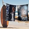 Beyonce Super Singer Microfiber Printed Beach Towel Mountain Climbing Yoga Beach Swimming Running Absorbent Soft Towel