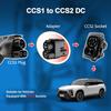 Kolanky 250A CCS1 To CCS2 Adapter Electric Vehicle Car CCS1 To CCS2 Adaptor DC Fast Charging Conventer Public Charging Station