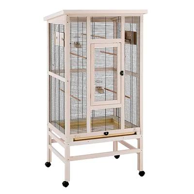 Ferplast WILMA FSC Wooden Aviary for Canaries and Parakeets