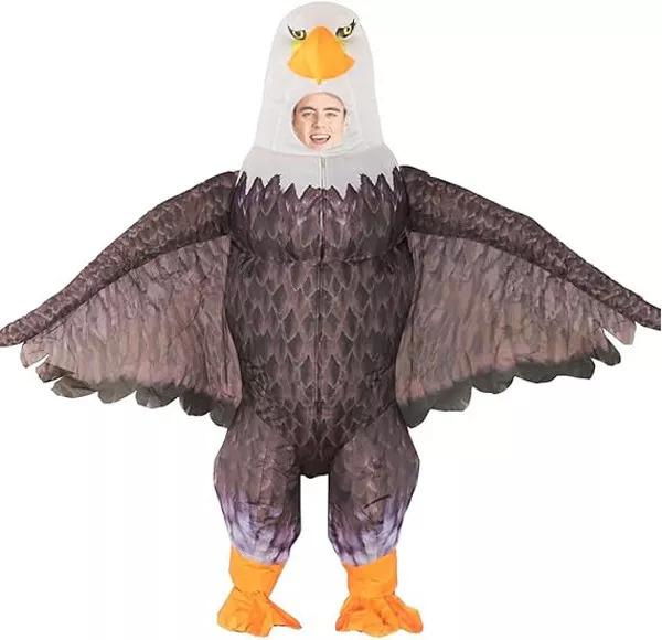 Надувной костюм орла, сценический костюм для взрослых