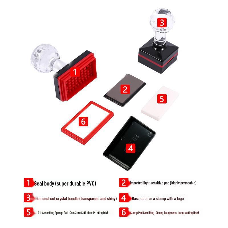 Фотополимерная подушечка 4 мм для штампов с кристальным узором, запаянных по краям.