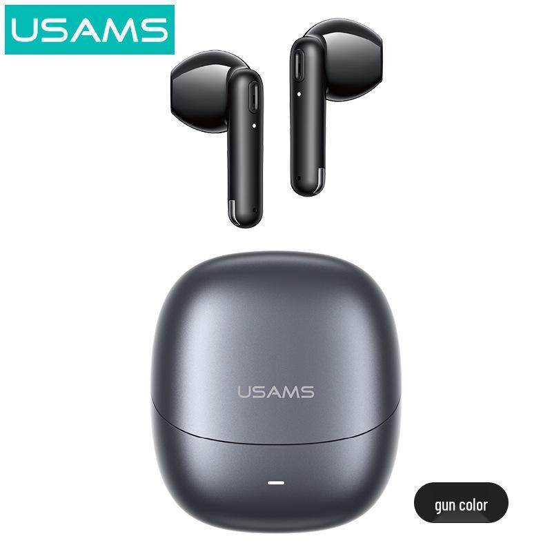 Беспроводные мини-наушники USAMS E03 Bluetooth для спорта - Полувкладыши, стерео