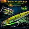 3D Printing Lure Iron Plate Simulation Lure Bait Long Throw Submerged Metal Bait 10g-40g Quick Draw Iron Plate