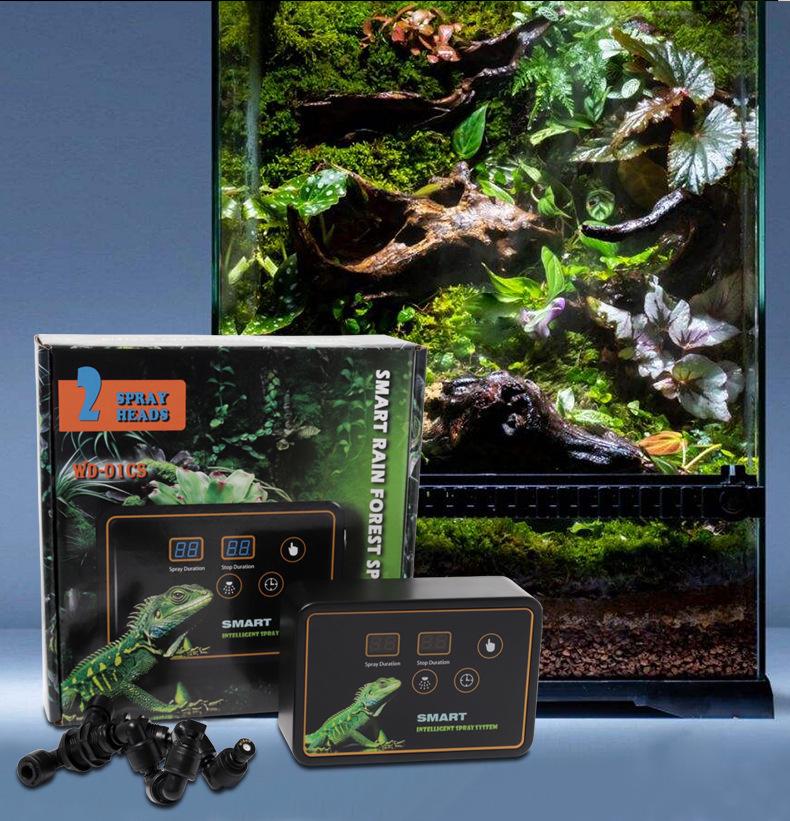 Smart Reptile Enclosure Misting System for Humidification