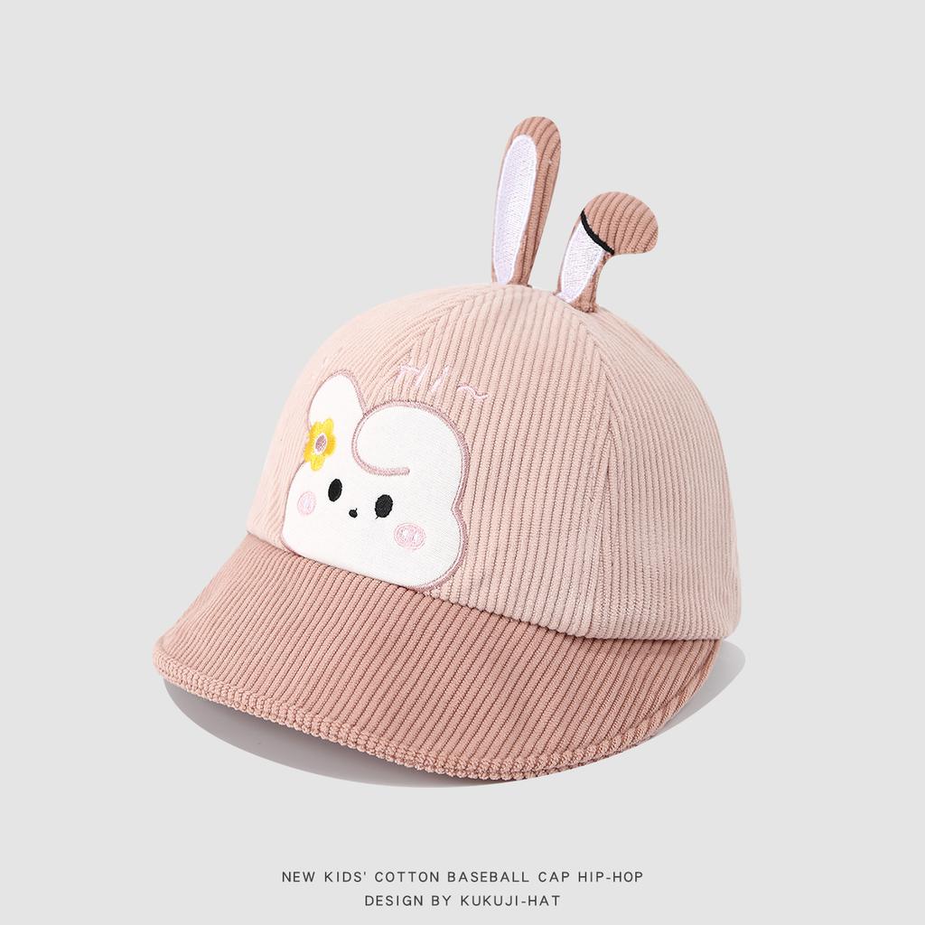 Cute Baby Autumn Bucket Hat With Embroidered Cartoon Animals Wide Brim Sun Protection Cap For Infants Trendy And Adorable