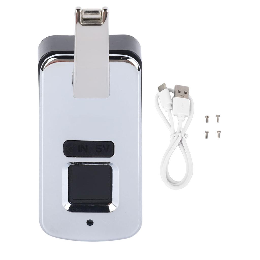 Fingerprint Lock Small Smart Electric Lock Built In Bag Luggage Suitcase Travel Aluminium Alloy