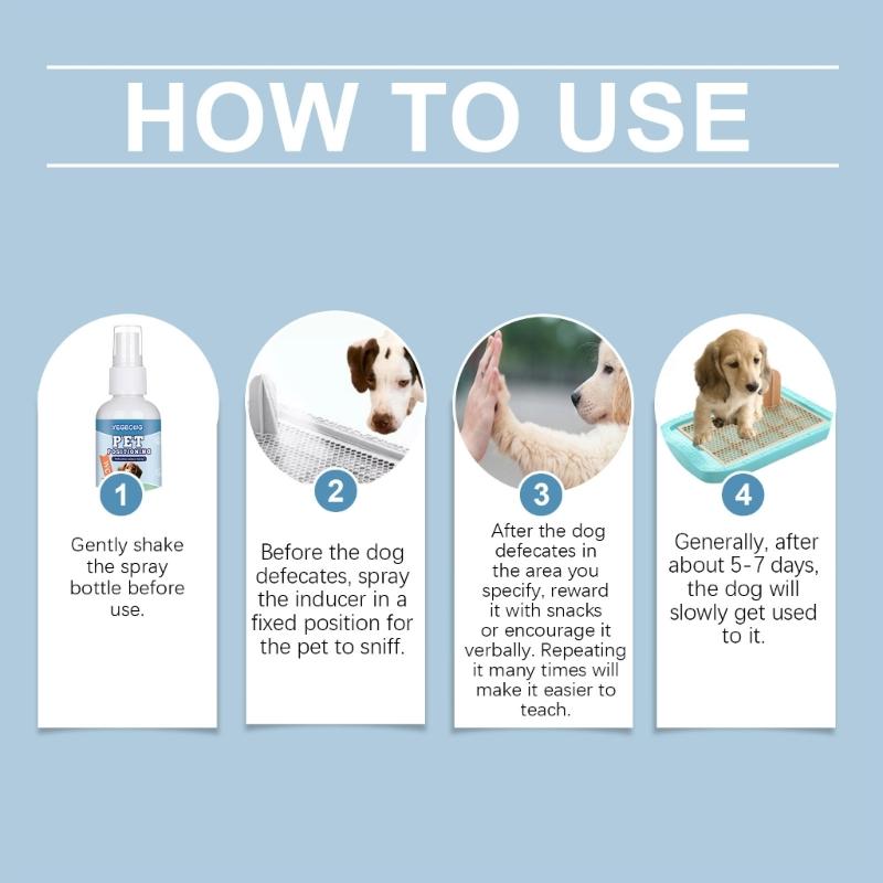 50ml Pet Potty Training Sprays Gentle For Daily Use Help Pet Adapt Quickly To Designated Area Reducing Potty Accidents