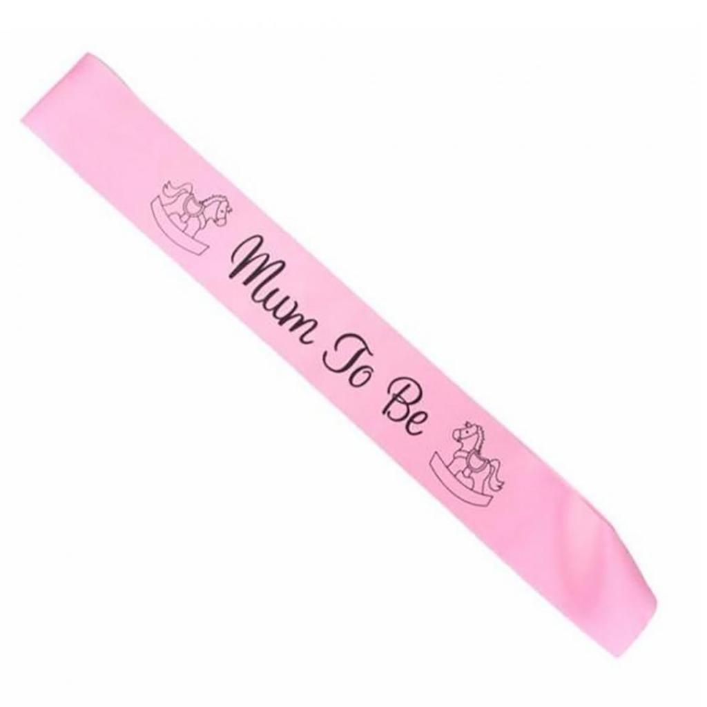 Maternity Pregnant Women Mum To Be Sash Baby Shower Boy Girl Party Decoration KTY