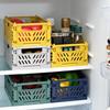 Practical Collapsible Foldable Storage Crate INS S/M/L Drawer Organizer Case Stackable Colorful Storage Baskets Bedroom Decor