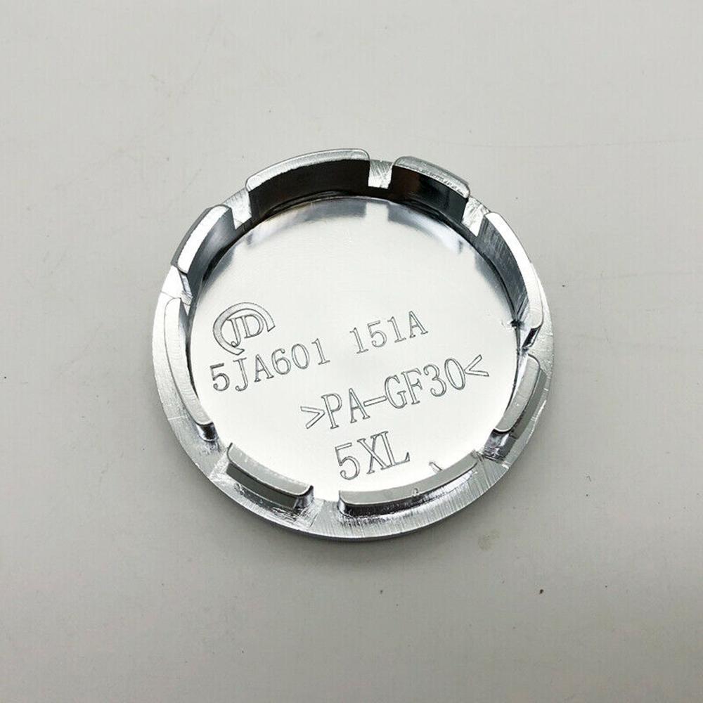 Колпаки центрального колеса автомобиля из АБС-пластика, хромированный обод ступицы 56 мм, универсальный серебристый, набор из 4 шт.