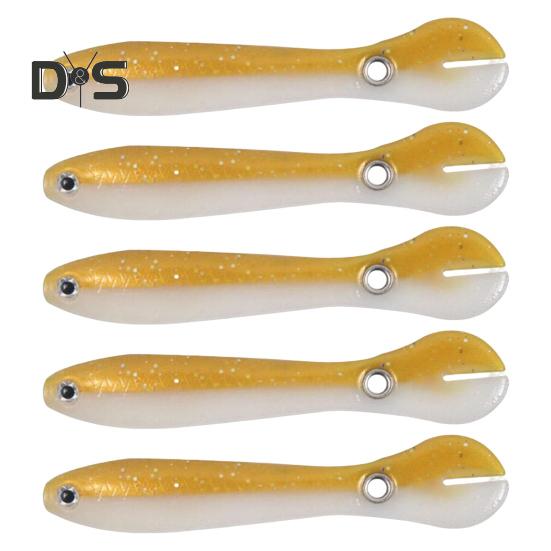 1/3/5 шт. 6,7 см/2 г мягкая приманка для вьюна ПВХ бионический вьюн с отверстием искусственная рыболовная приманка для соленой воды пресноводного окуня судака форели змееголовой рыбалки