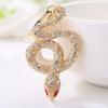 Stylish Snake Pendant Keychain - Alloy Diamond Jewelry Gift