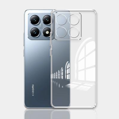 Для Xiaomi 14T Pro Чехол Прозрачный Мягкий Силиконовый Прозрачный Бампер Чехол для Телефона Для Xiaomi 14T Mi14T 2024 Прозрачная Противоударная Задняя Крышка