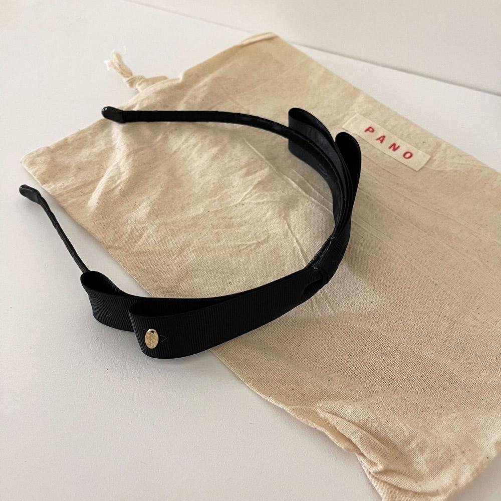 Fashion Wide Girls Cloth Solid Color Bow Headband Hair Accessories Headwear Hair Hoop