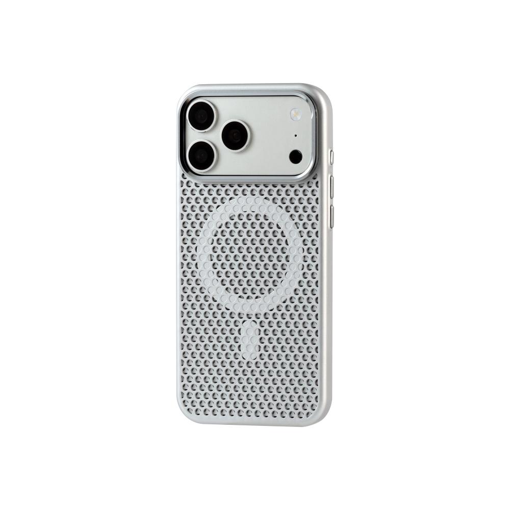For Magsafe Original Heat Dissipation Mate Phone Case For iPhone 17 Air 16 15 14 13 12 Pro Max Magnetic Metal Frame Bumper Cover