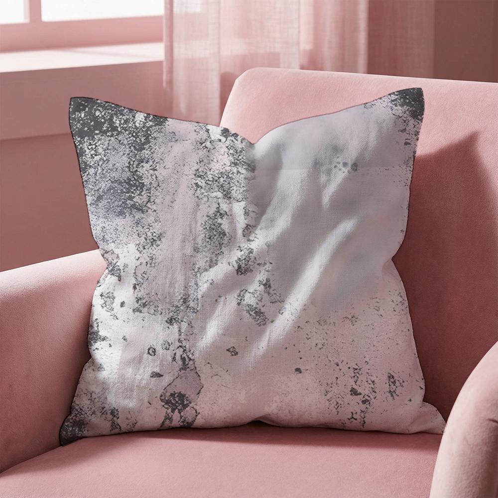 Ink Wash Texture Cushion Cover MultiScene Pillow Cover for Home Car Reversible Soft Durable for Daily Use
