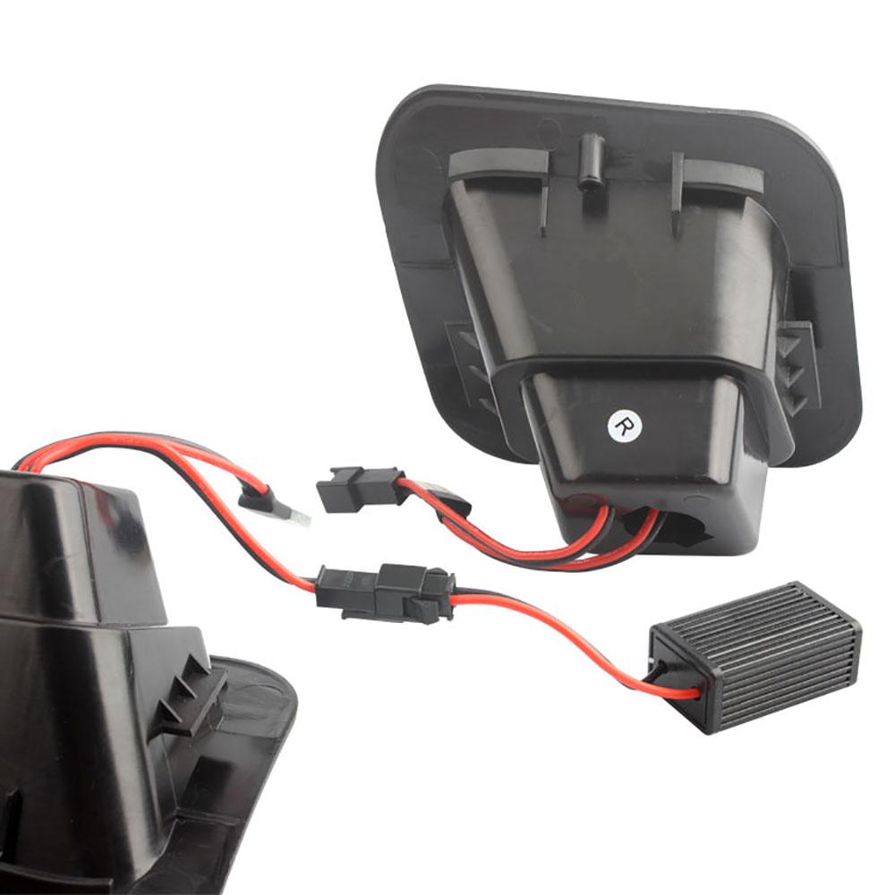 Pair Led License Plate Light 55078095Ae For Dodge Ram 1500 2500 3500 55077291Ad