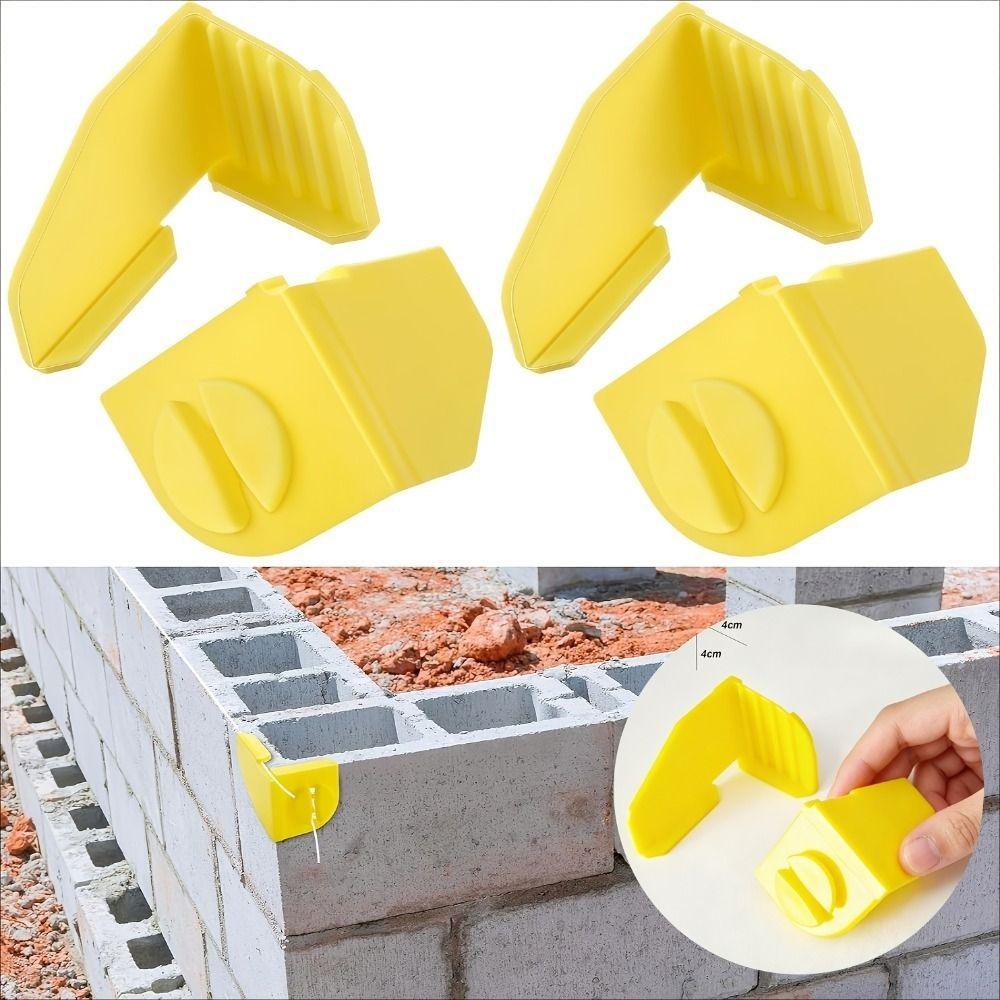 2Pcs Sturdy Builders Line Anchor Plastic Brick Line Anchor Masonry Tool Bricklaying