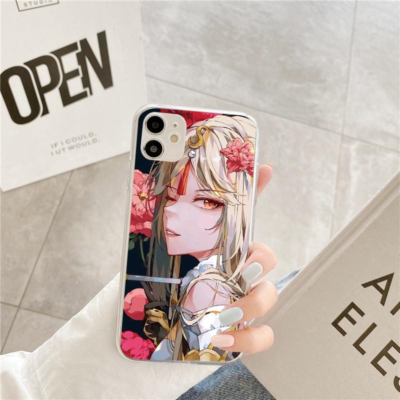 Для Xiaomi Mi Redmi Note 9 9T 9C 9S 8 8T 10 5 7 Poco M3 F3 X3 NFC A3 12 11 11T 10T Pro 9a 10S Lite Genshin Impact Мягкий ТПУ чехол