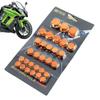30pcs Motorcycle Screw Nut Cover Cap Bolt Cover Motorcycle Screw Nuts Bolt Cap Cover