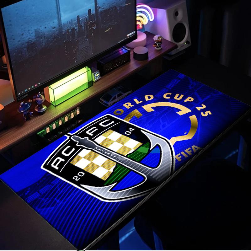 Acfc Team Crest mouse pad, rubber base, esports desk mat, mouse pad for gamers and office use, gaming desk , easy to clean mat