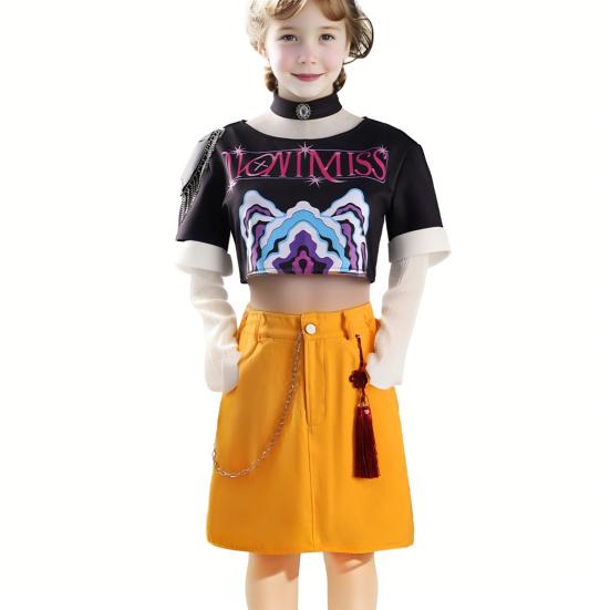 Adult Demon Hunters Cosplay Outfit Anime Costumes for Women Halloween Characters Dress-up Accessory