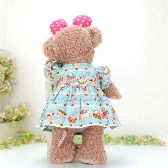 Мягкая игрушка Даффи Шеллими, костюм, одежда, нарядная одежда, размер 43 см, размер S, ручная работа, морской медведь Диснея, Даффи Шеллими, Cushucush 161S, светло-голубые сладости