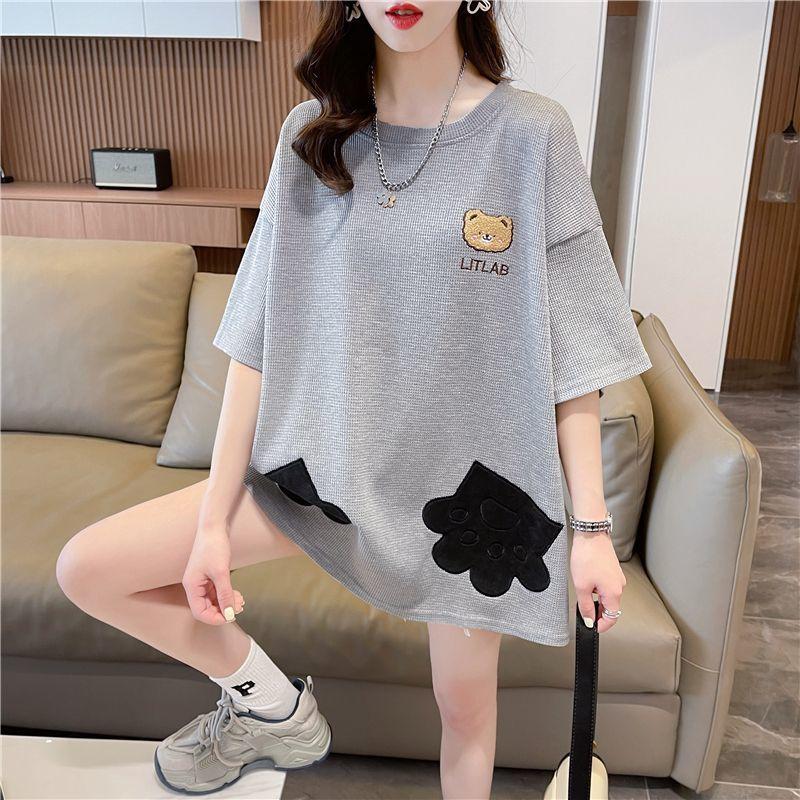 Женская повседневная куртка, осенняя корейская версия, свободная, простой дизайн, пальто с медведем, студенческая одежда в студенческом стиле, трендовые модные толстовки y2k