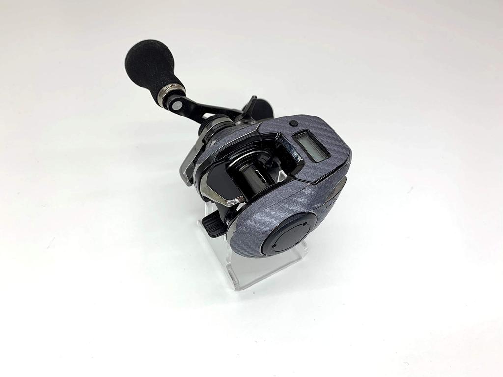 CUSTOM Custom Decal for YOROI 18 Engetsu Premium Baitcasting Scratch Protection SEAT.JP Reel, (Silver, Right-Handed)