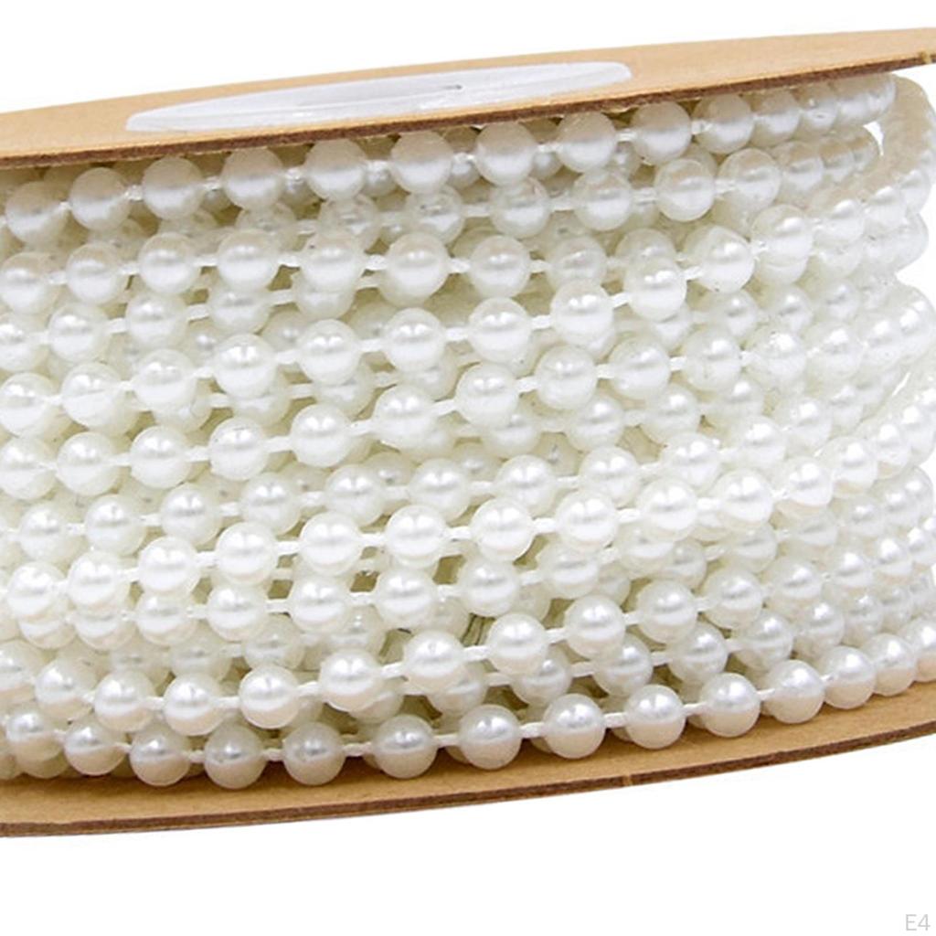 Цепочка из бисера, ювелирные изделия, свадебные поделки, длина 10 м, фурнитура для изготовления звеньев