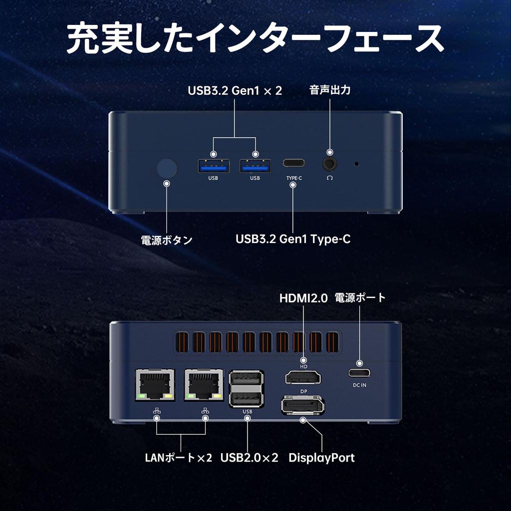 Skynew Mini PC Intel core i3 DDR5 512 ГБ Windows11 Настольный компьютер небольшой размер VESA 4K легкий портативный M9S [16 ГБ / SSD/Wi-Fi-6 / pro] компьютер, компьютер,