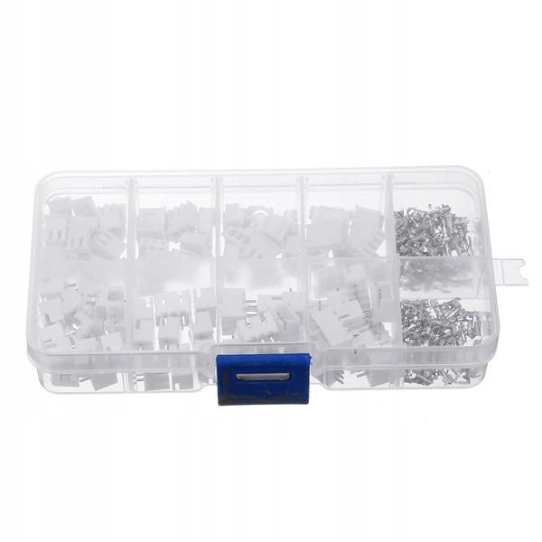 Set Of 250 Pcs - Xh R-2.54Mm Connectors - Balancer Plugs And Sockets 2-3-4Pin