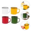 Enamel Coffee Mugs 350ML Creative  Cup Travel Tea  Milk Enamelware  Home Kitchen Drinkware Christmas Party Gifts