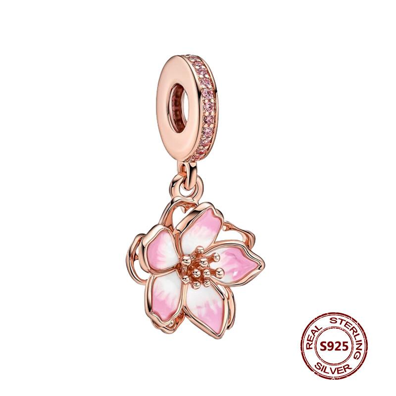 Подвески-хамелеоны, подходят модные оригинальные браслеты, серебро 925 пробы, циркон, осьминог, черепаха, бусина, бабочка, светлячок, подвеска, DIY изготовление ювелирных изделий