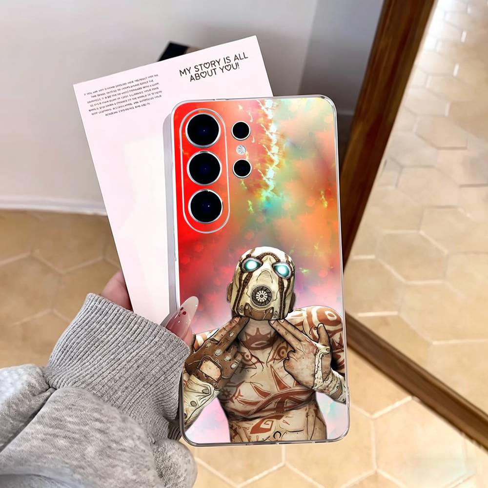 Borderlands  Phone Case For Samsung S25,S24,S21,S22,S23,S30,Ultra,S20,Plus,Fe,Note,10,9,5G Transparent Cover